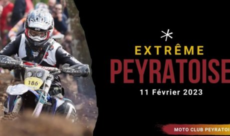 Sport moto avec le club la Peyratoise qui organise sa course le 11.02.2023